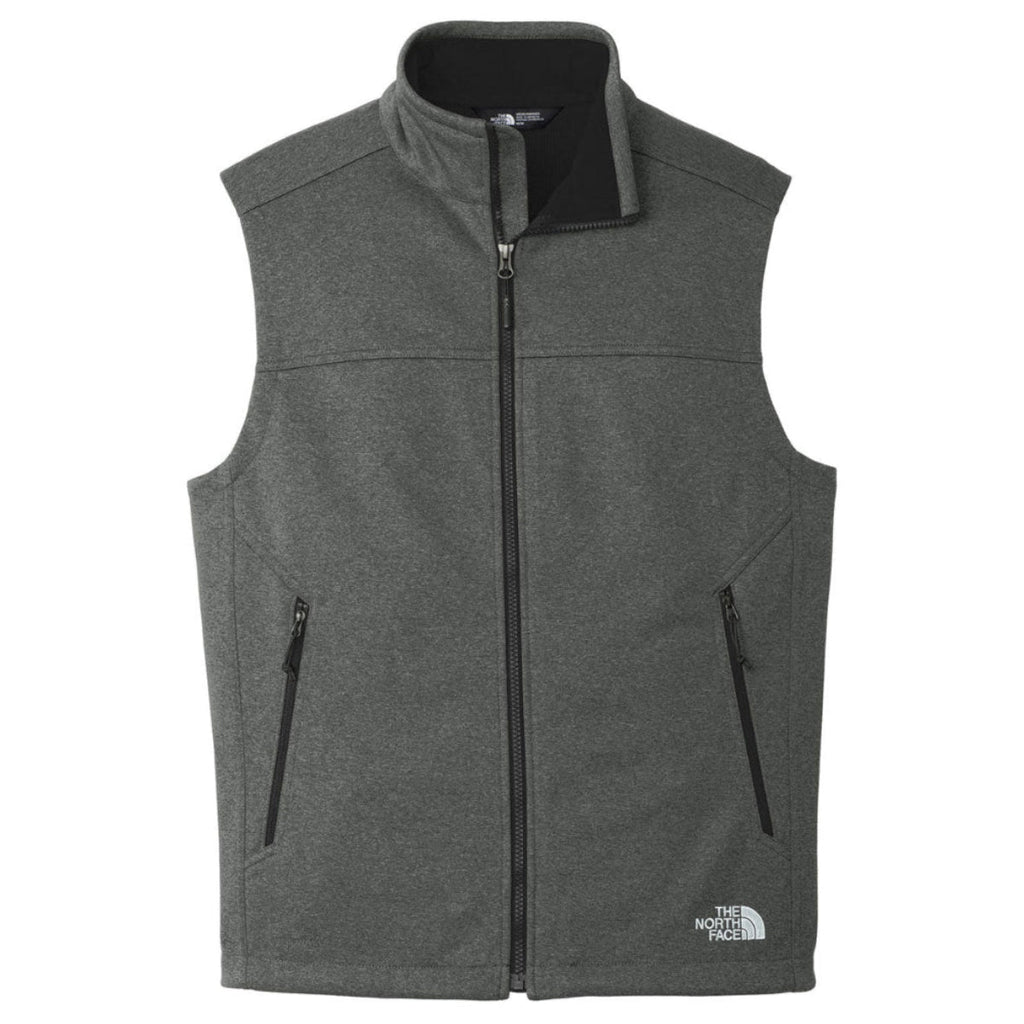 The North Face Men's Dark Grey Heather Ridgewall Softshell Vest