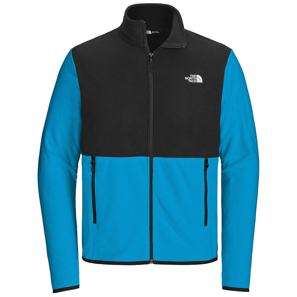 The North Face Men's Hero Blue/TNF Black Glacier Full-Zip Fleece Jacket