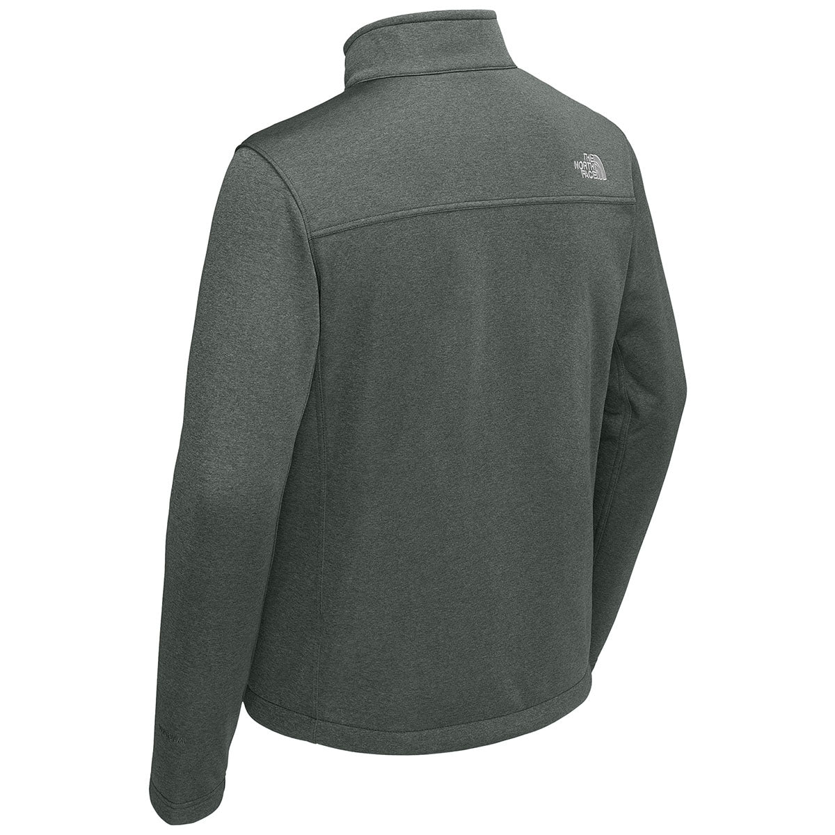 The North Face Men's TNF Dark Grey Heather Chest Logo Ridgewall Softshell Jacket