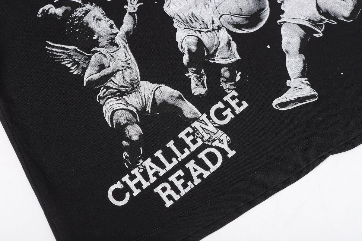 Hellstar Path to Paradise Basketball Cherub Graphic T-Shirt — detail