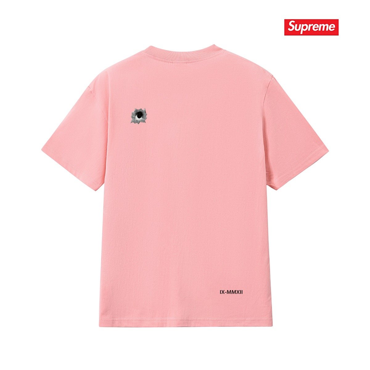 Supreme Bullet Hole Graphic T-Shirt — back
