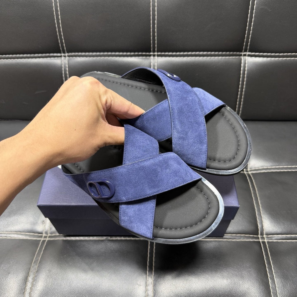 Dior Crossover Slide Sandals — model