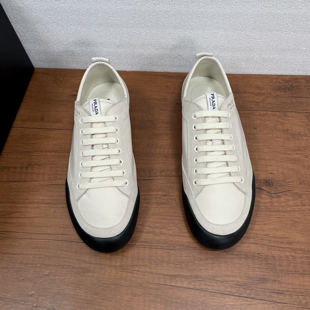 Prada Speedrock Nylon and Suede Sneakers — side