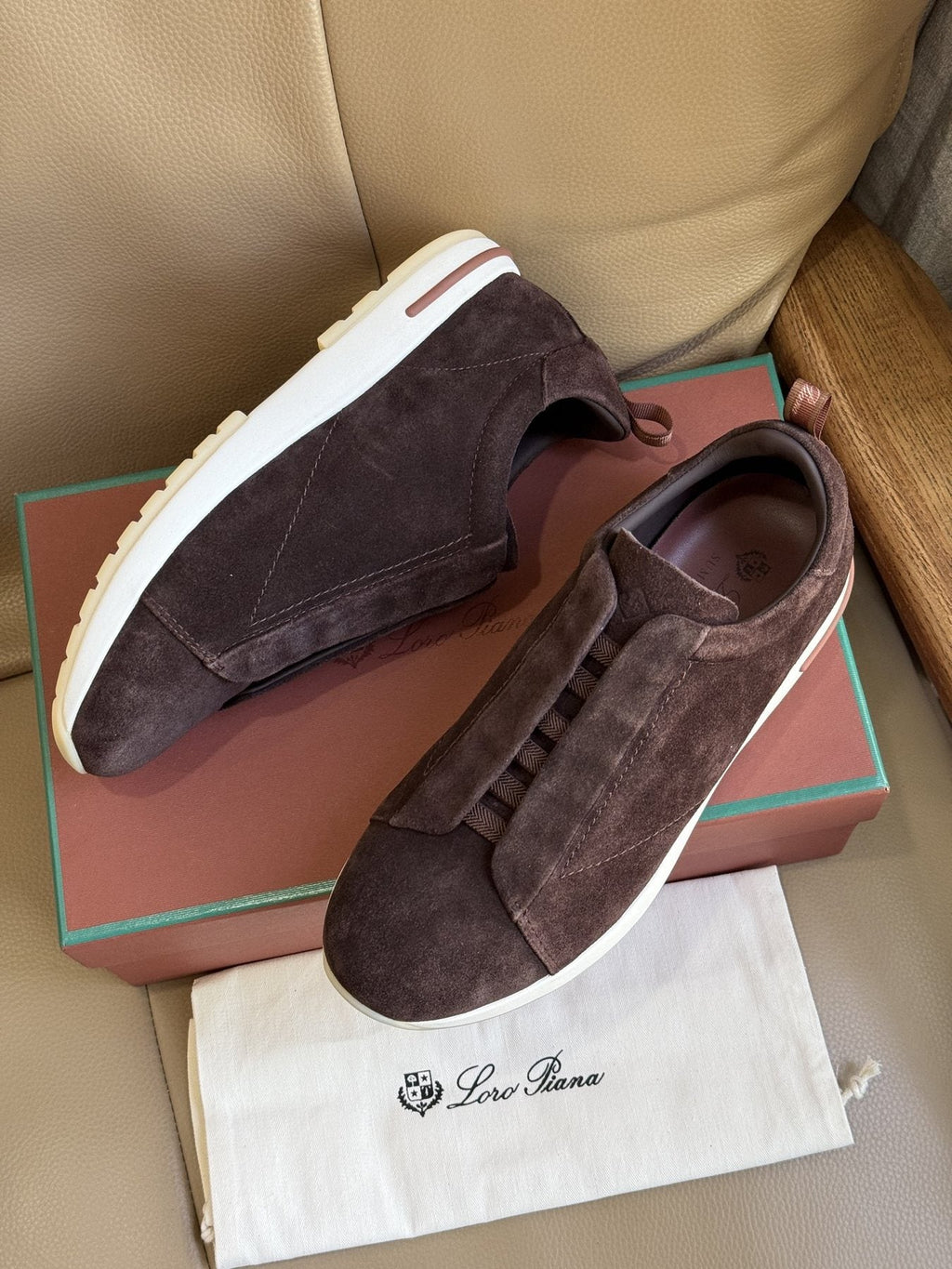Loro Piana Slip-On Sneakers — side