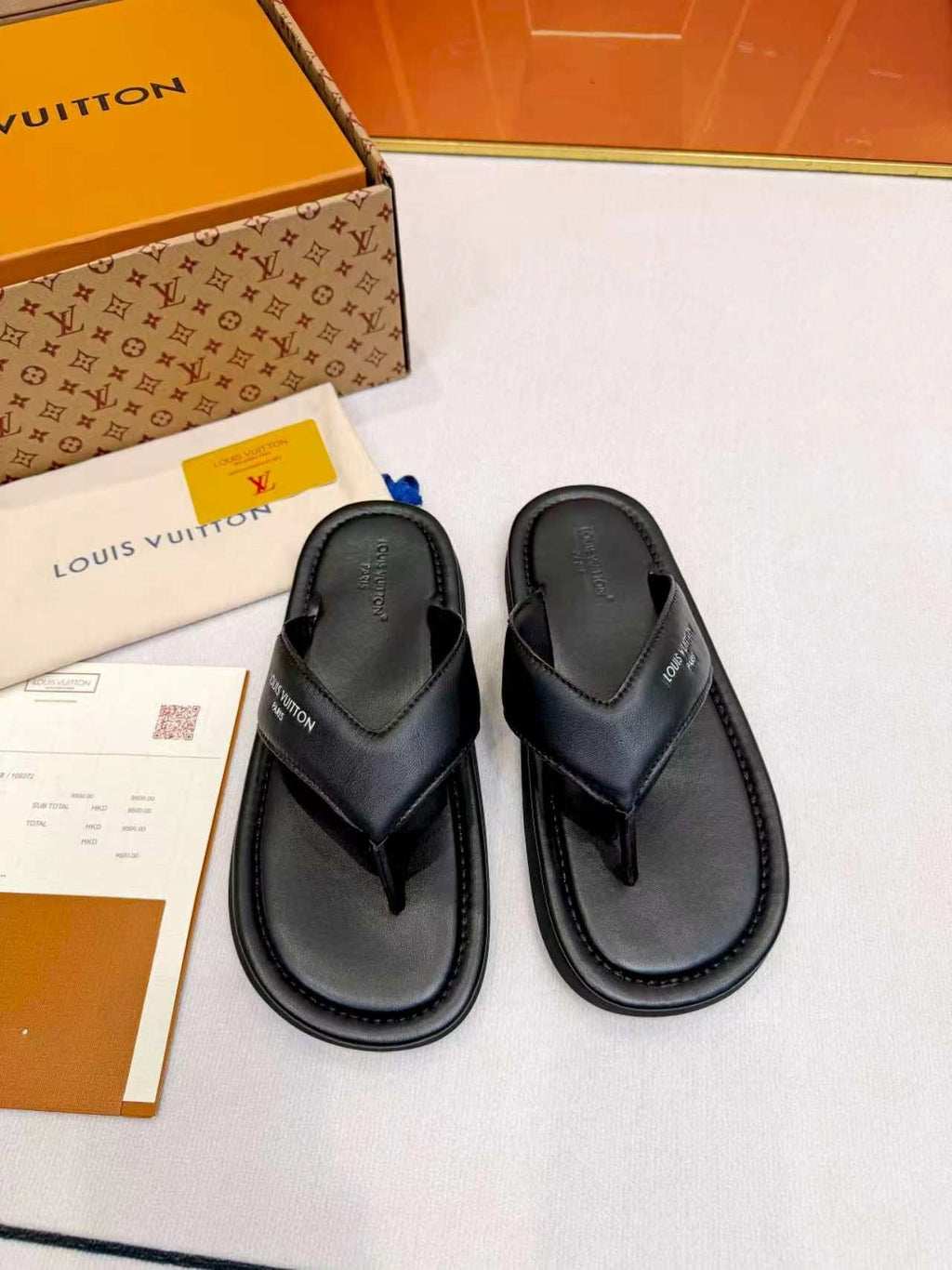 Louis Vuitton Men’s V-Front Thong Sandals — hero
