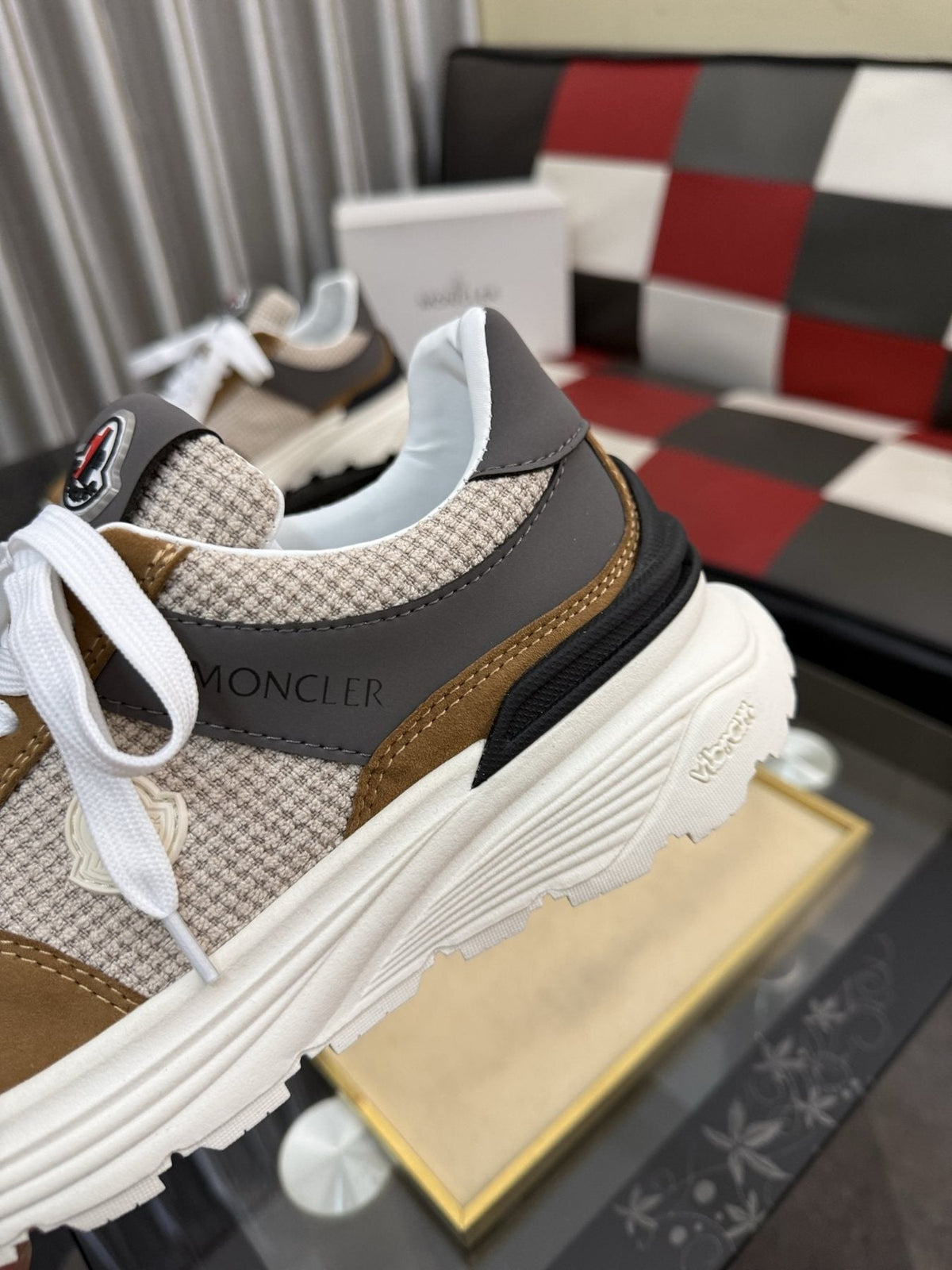 Moncler Mesh Panel Sneakers — detail