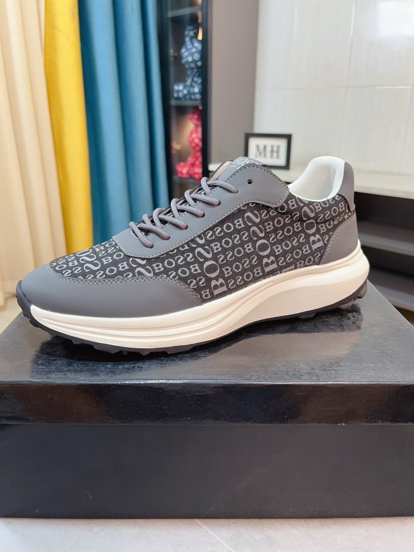 BOSS Low-Top Lace-Up Sneakers — side